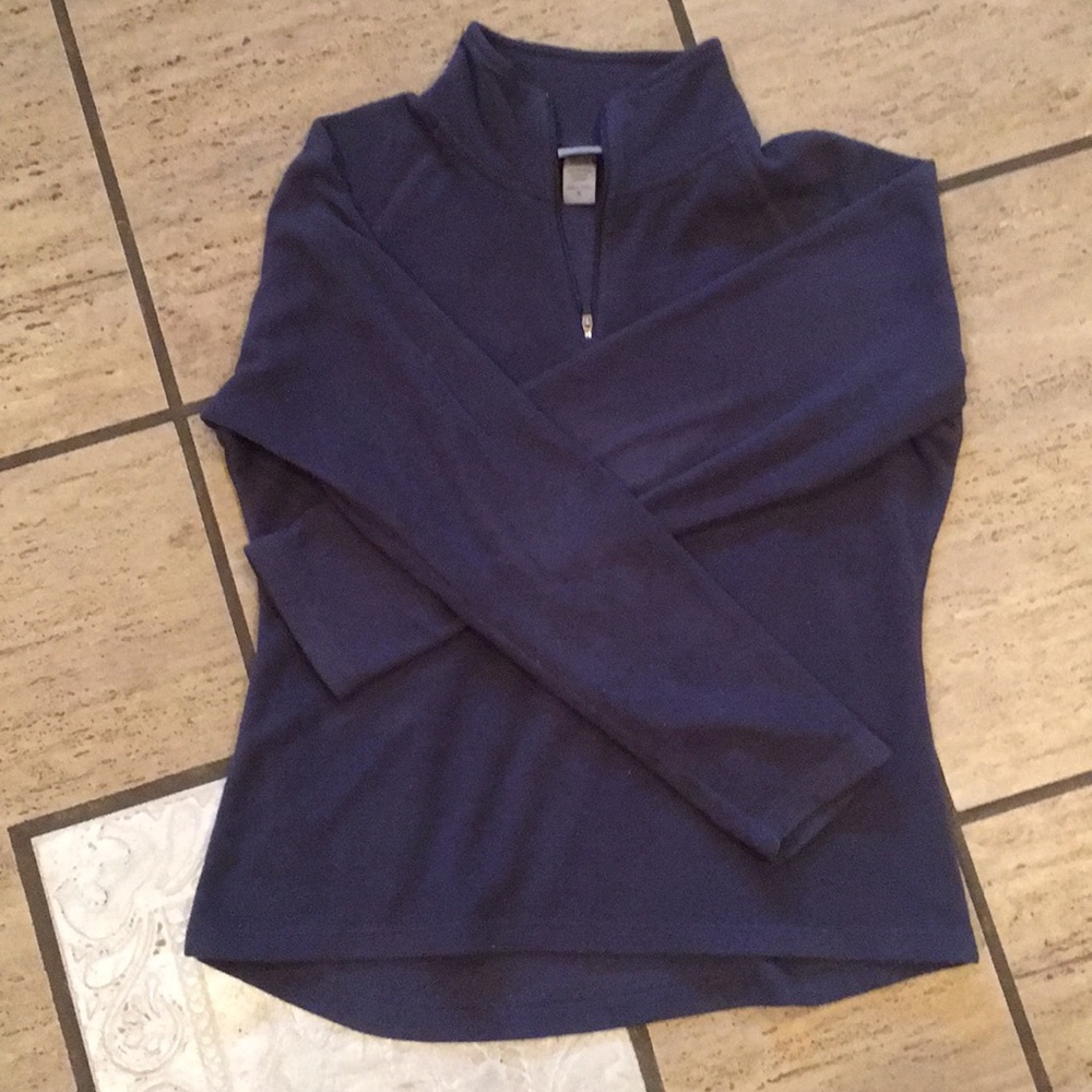 New Champion 3/4 zip fleece size M